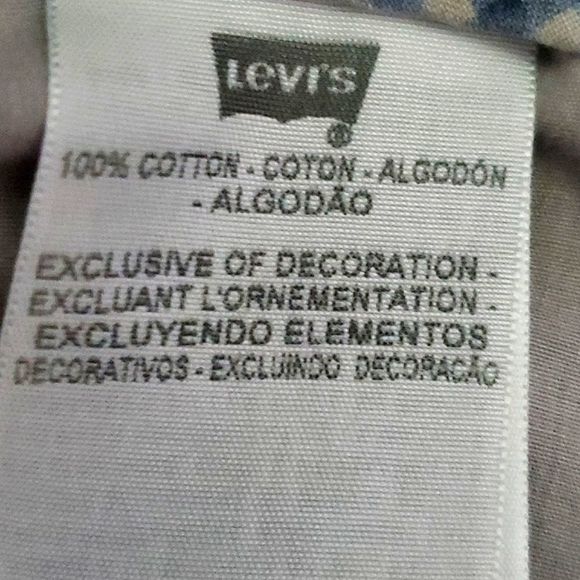 Levi's Mad Taupe Baggy High Rise Straight Leg Math Club College Trousers Pants 4 - Picture 13 of 14